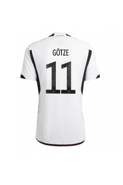 Fotbalové Dres Německo Mario Gotze #11 Domácí Oblečení MS 2022 Krátký Rukáv
